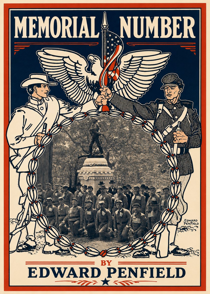 Edward Penfield Memorial Number No3 - Affiche