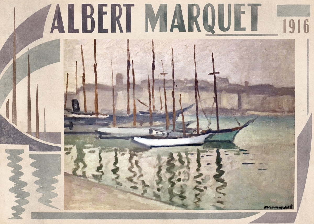 Albert Marquet Le Port Du Havre No5 - Affiche