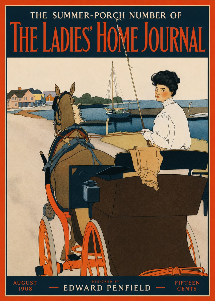 Edward Penfield The Ladies' Home Journal No2 - Affiche