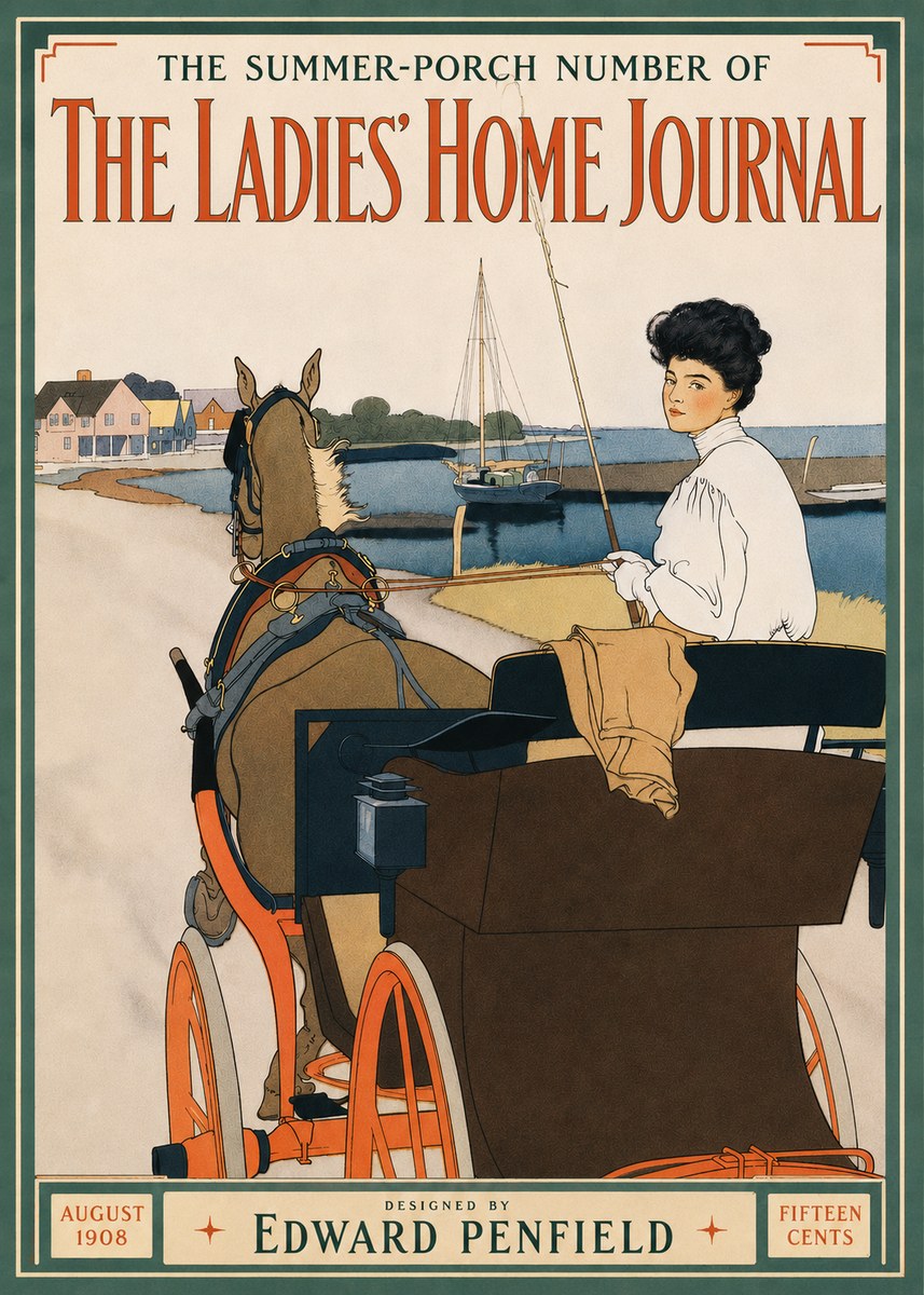 Edward Penfield The Ladies' Home Journal No3 - Affiche