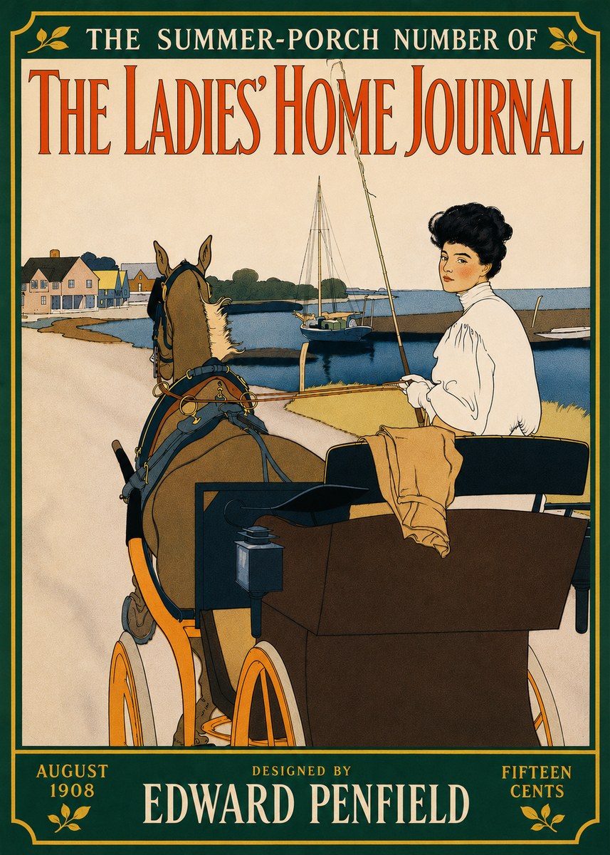 Edward Penfield The Ladies' Home Journal No5 - Affiche