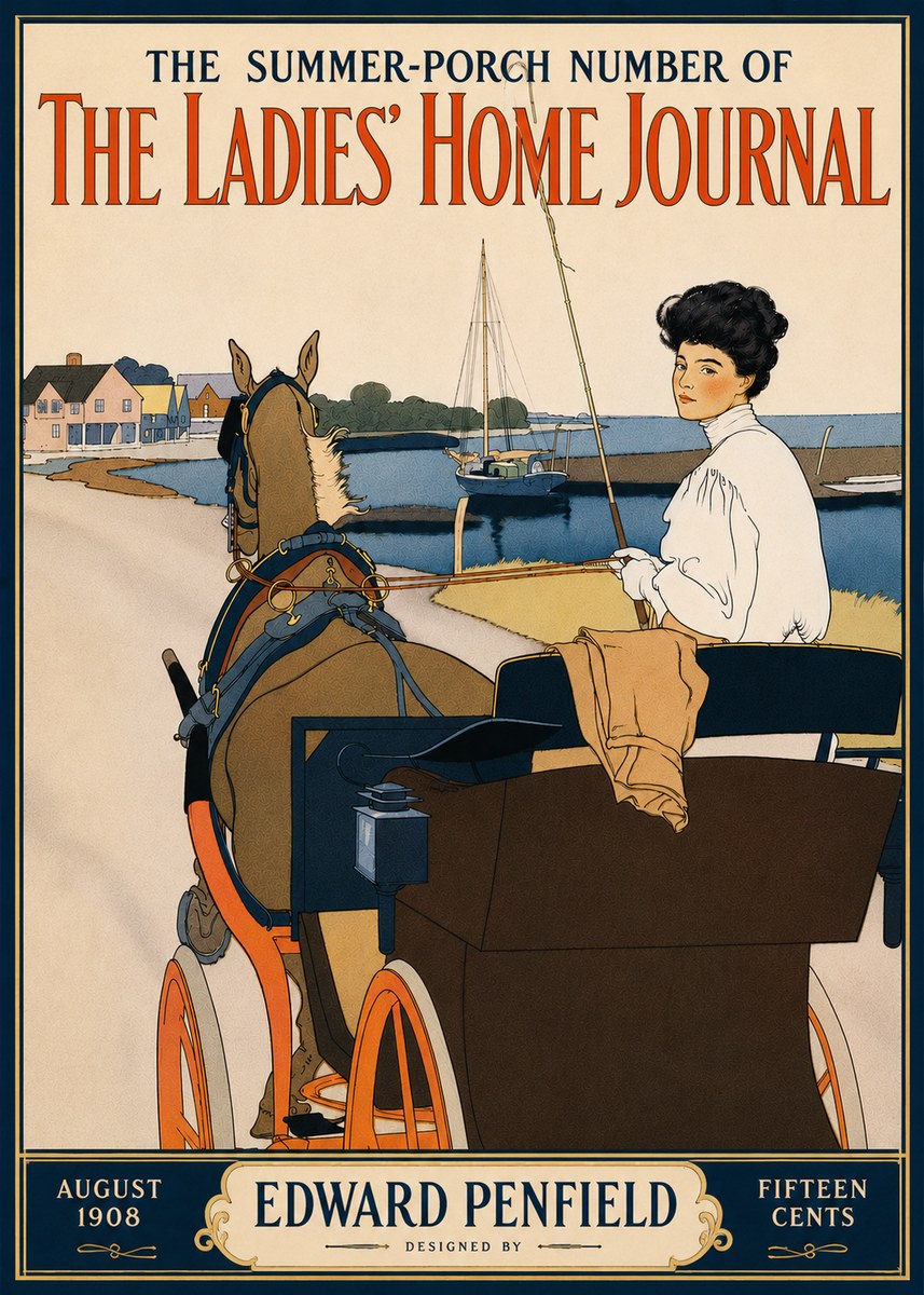 Edward Penfield The Ladies' Home Journal No6 - Affiche