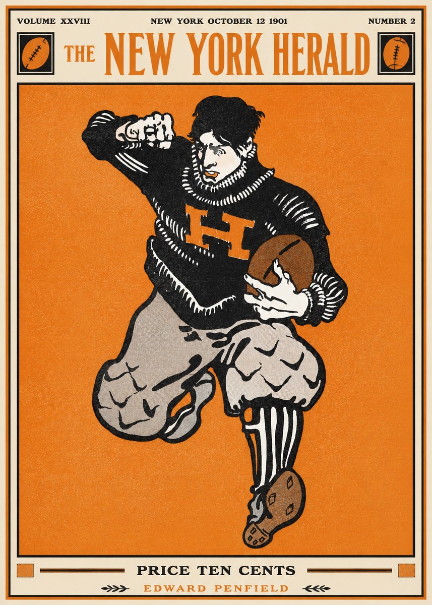Edward Penfield The New York Herald No1 - Affiche