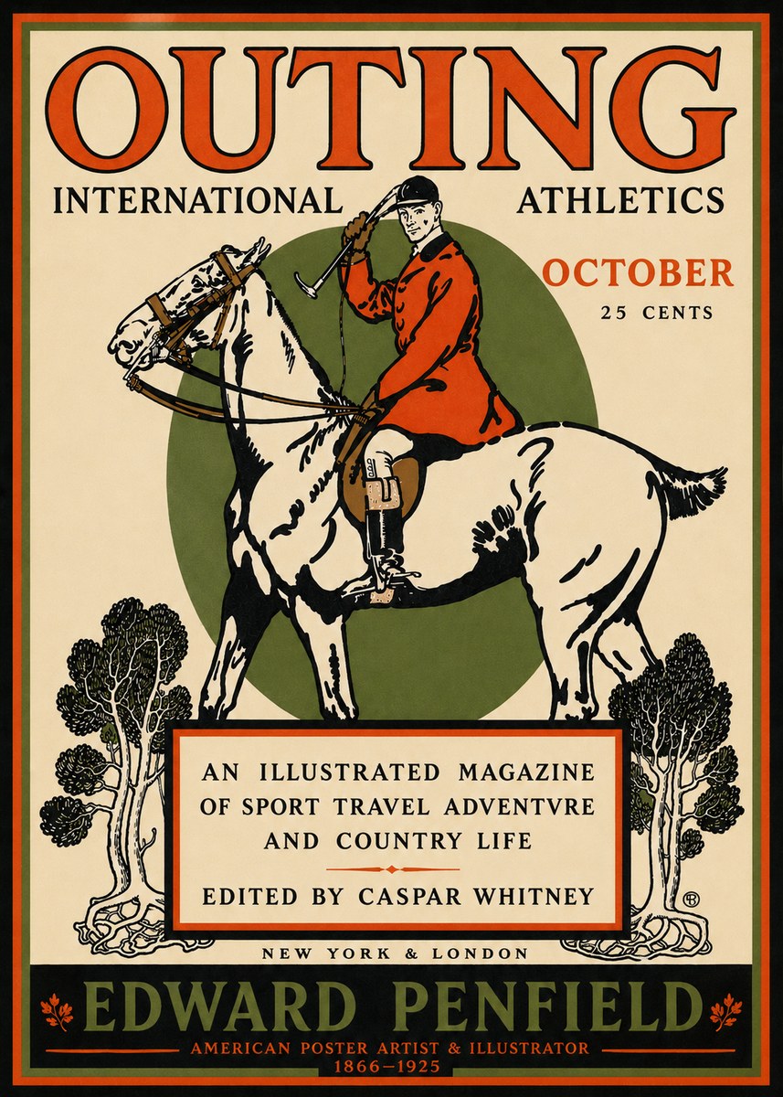 Edward Penfield Outing No4 - Affiche