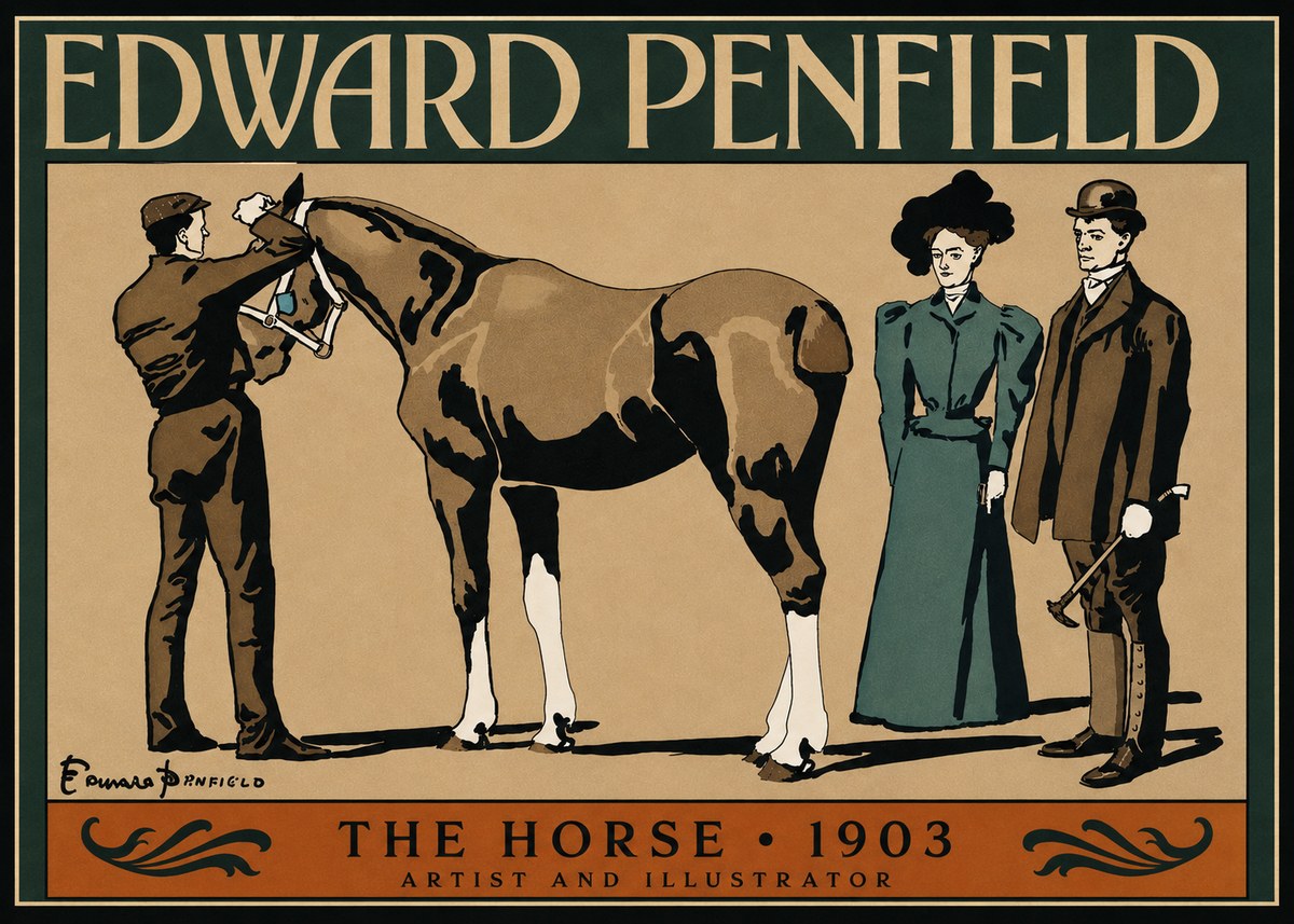 Edward Penfield The Horse No3 - Affiche