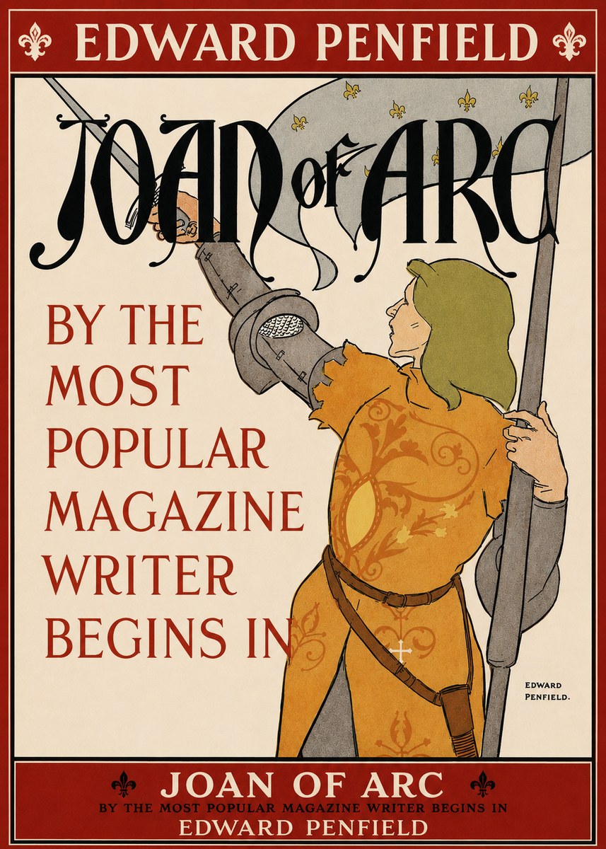 Edward Penfield Joan of Arc No4 - Affiche