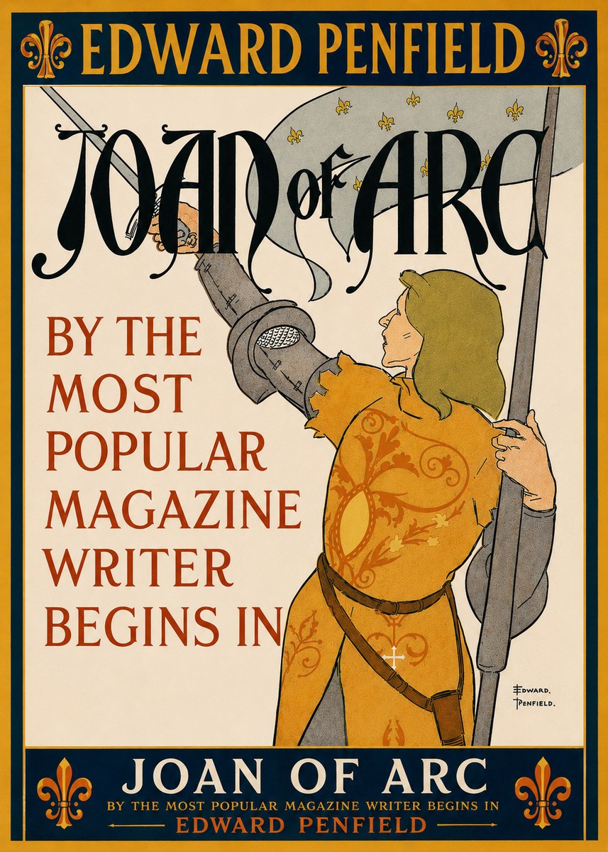 Edward Penfield Joan of Arc No5 - Affiche