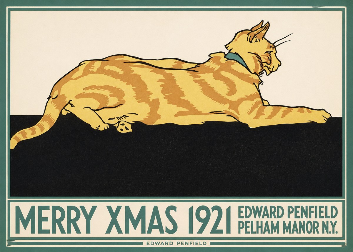 Edward Penfield Merry Xmas 1921 No1 - Affiche