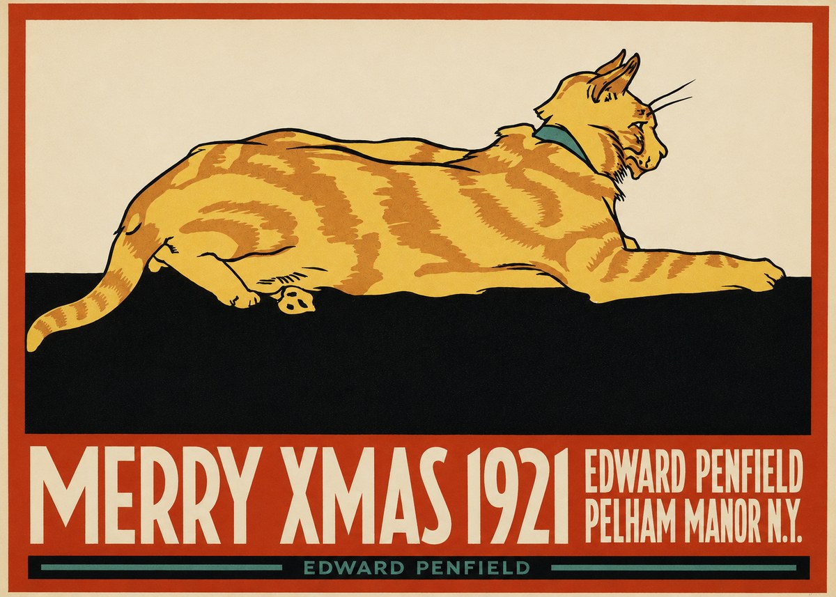 Edward Penfield Merry Xmas 1921 No2 - Affiche
