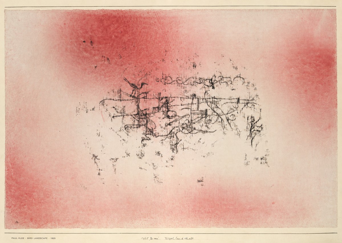 Paul Klee Bird Landscape No6 - Affiche
