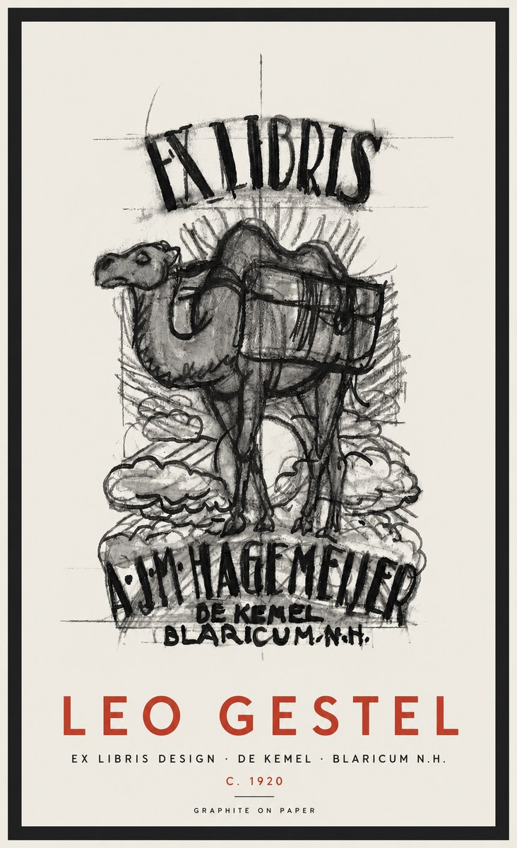 Leo Gestel Ex Libris Design No2 - Affiche