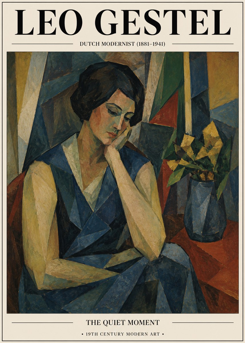 Leo Gestel The Quiet Moment No1 - Affiche