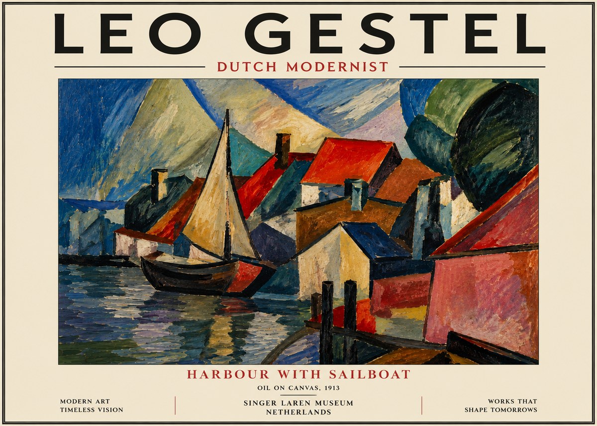 Leo Gestel The Quiet Moment No4 - Affiche