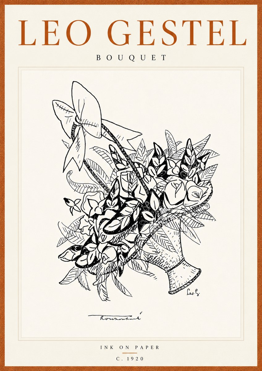 Leo Gestel Bouquet No6 - Affiche