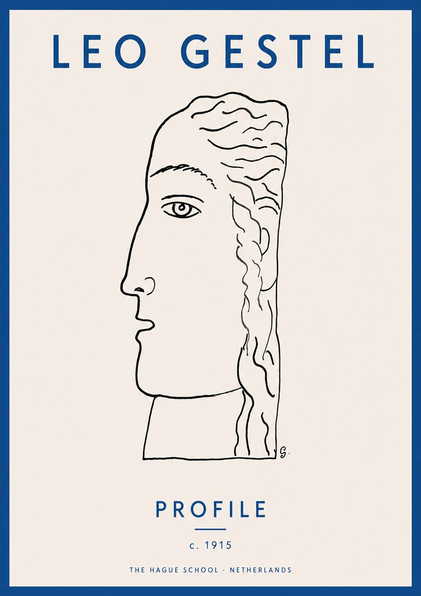 Leo Gestel Profile No2 - Affiche