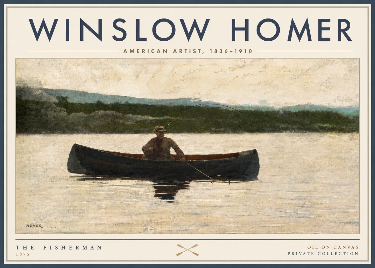 Winslow Homer The Fisherman No2 - Affiche