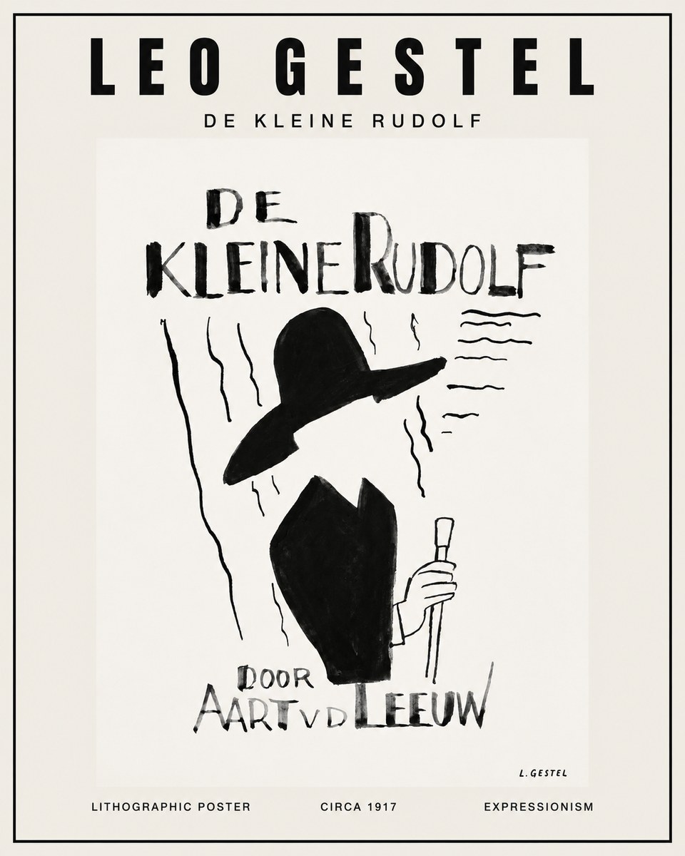 Leo Gestel De Kleine Rudolf No1 - Affiche