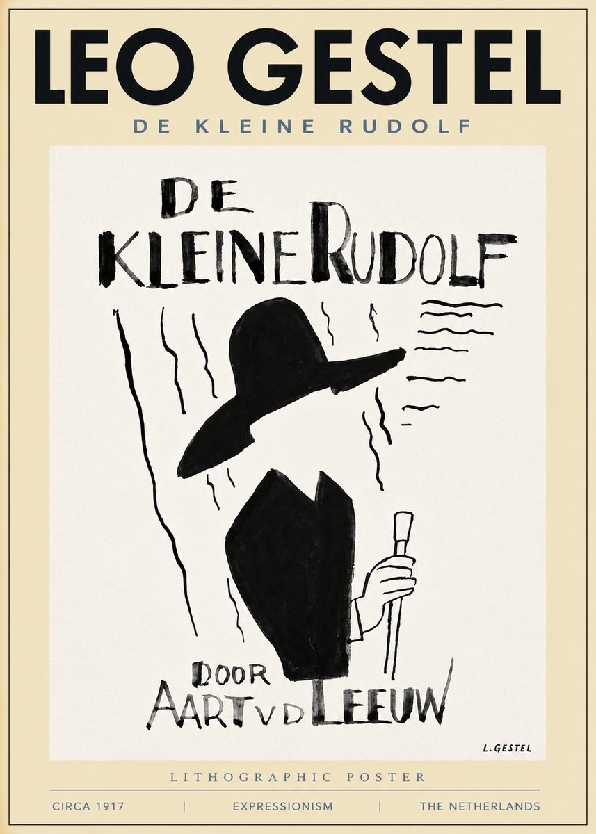 Leo Gestel De Kleine Rudolf No3 - Affiche