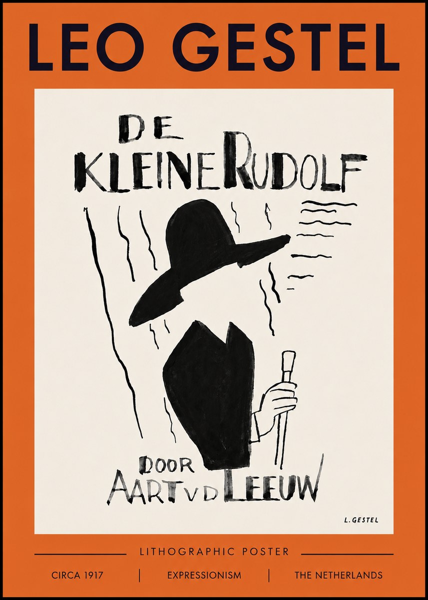 Leo Gestel De Kleine Rudolf No4 - Affiche