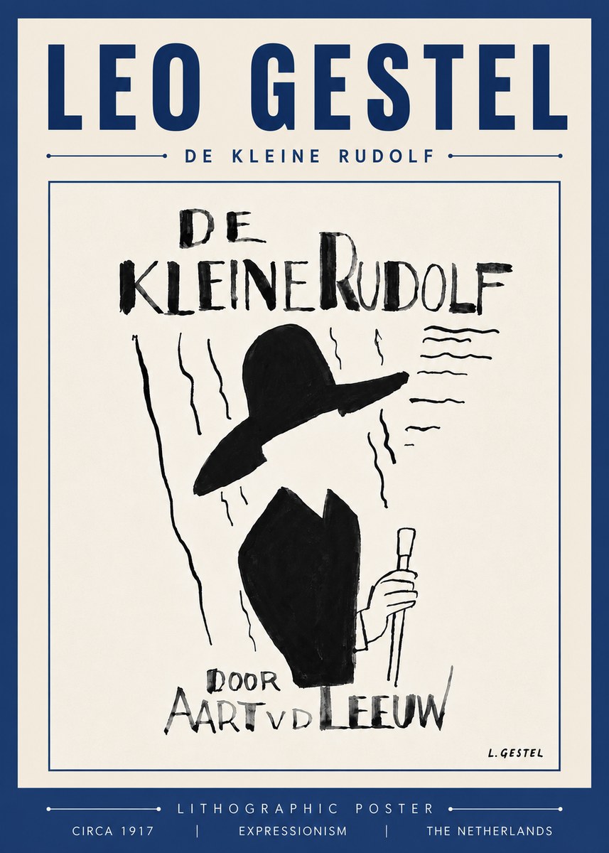 Leo Gestel De Kleine Rudolf No5 - Affiche