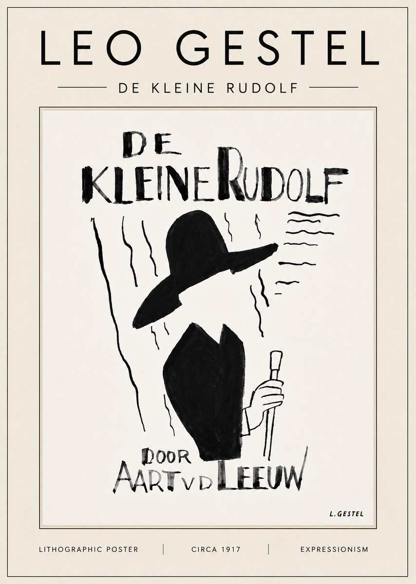 Leo Gestel De Kleine Rudolf No6 - Affiche