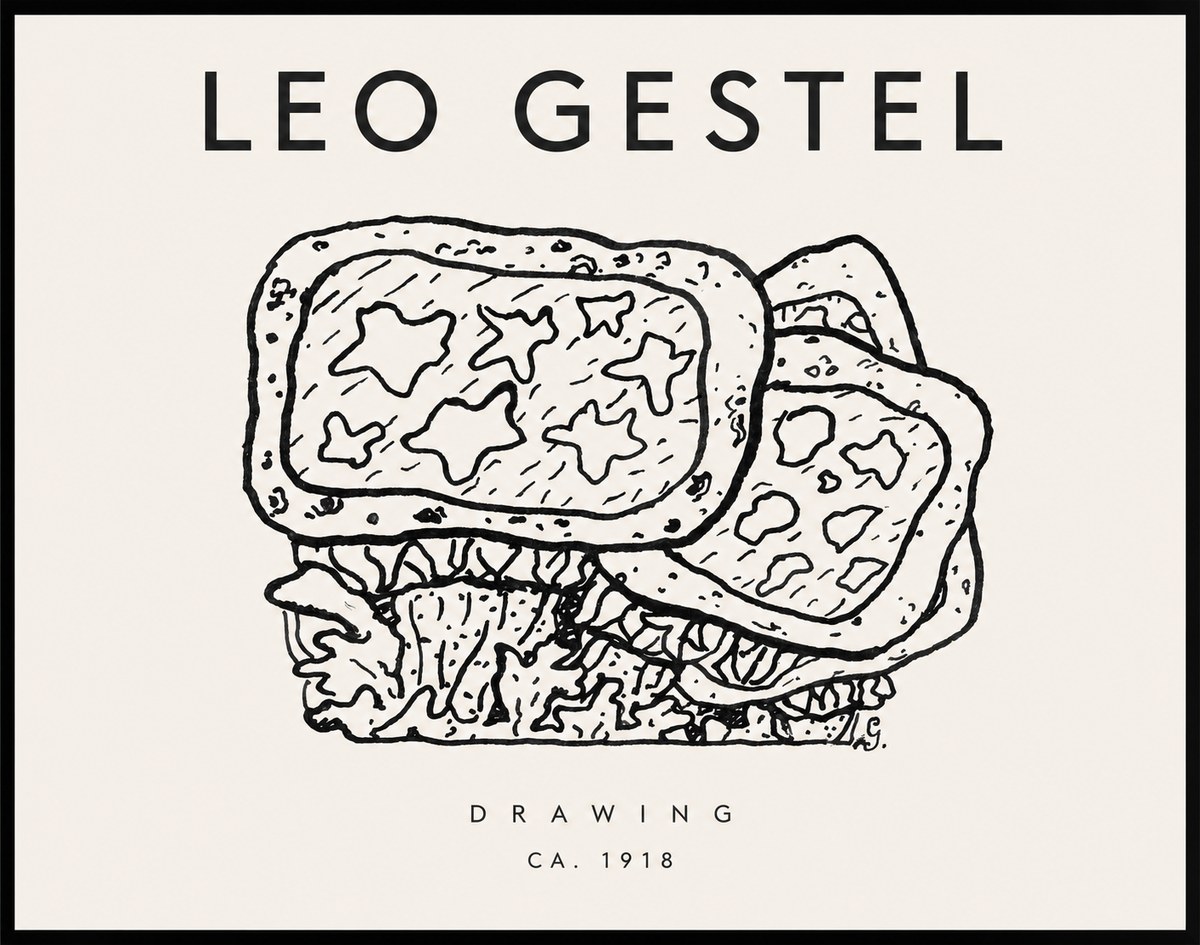 Leo Gestel Drawing Ca. 1918 No1 - Affiche