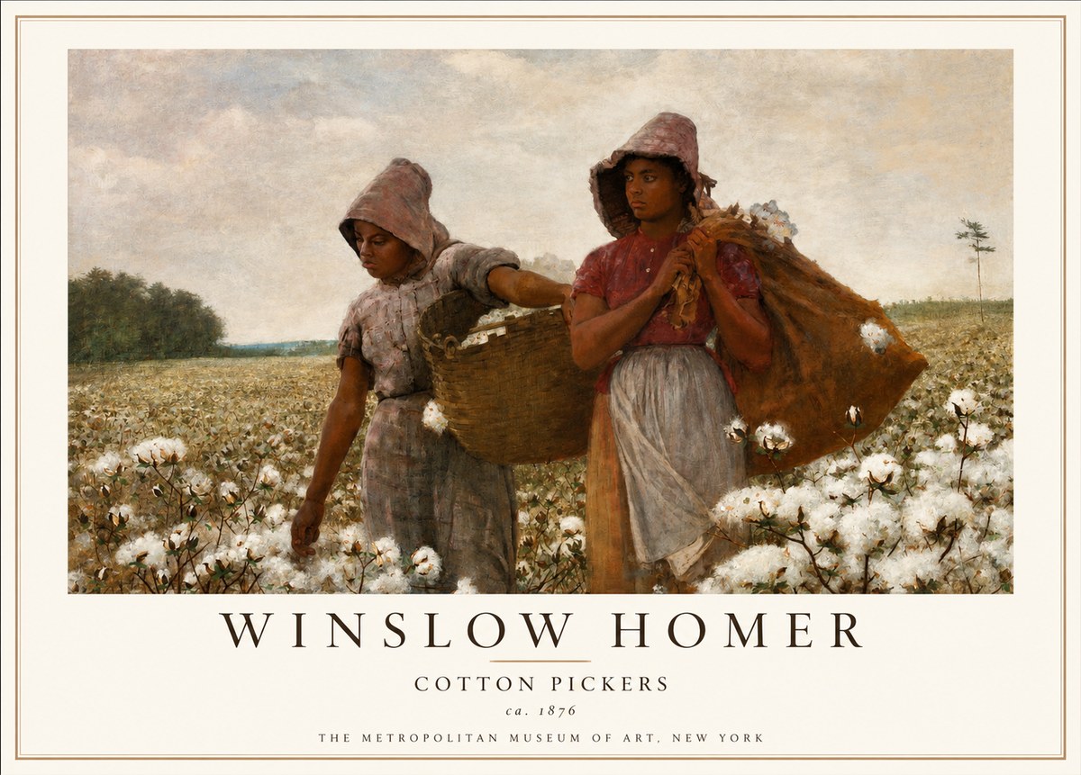 Winslow Homer Cotton Pickers No2 - Affiche