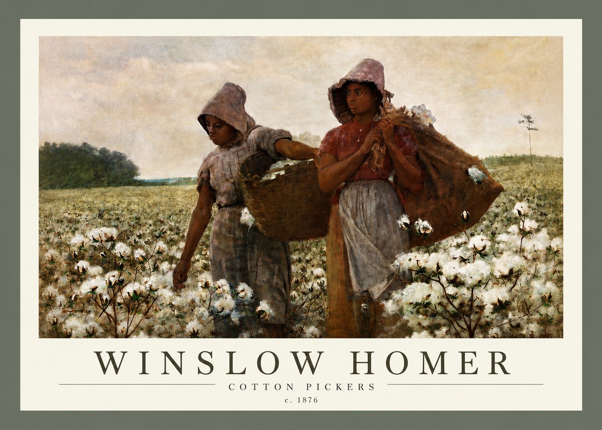 Winslow Homer Cotton Pickers No3 - Affiche