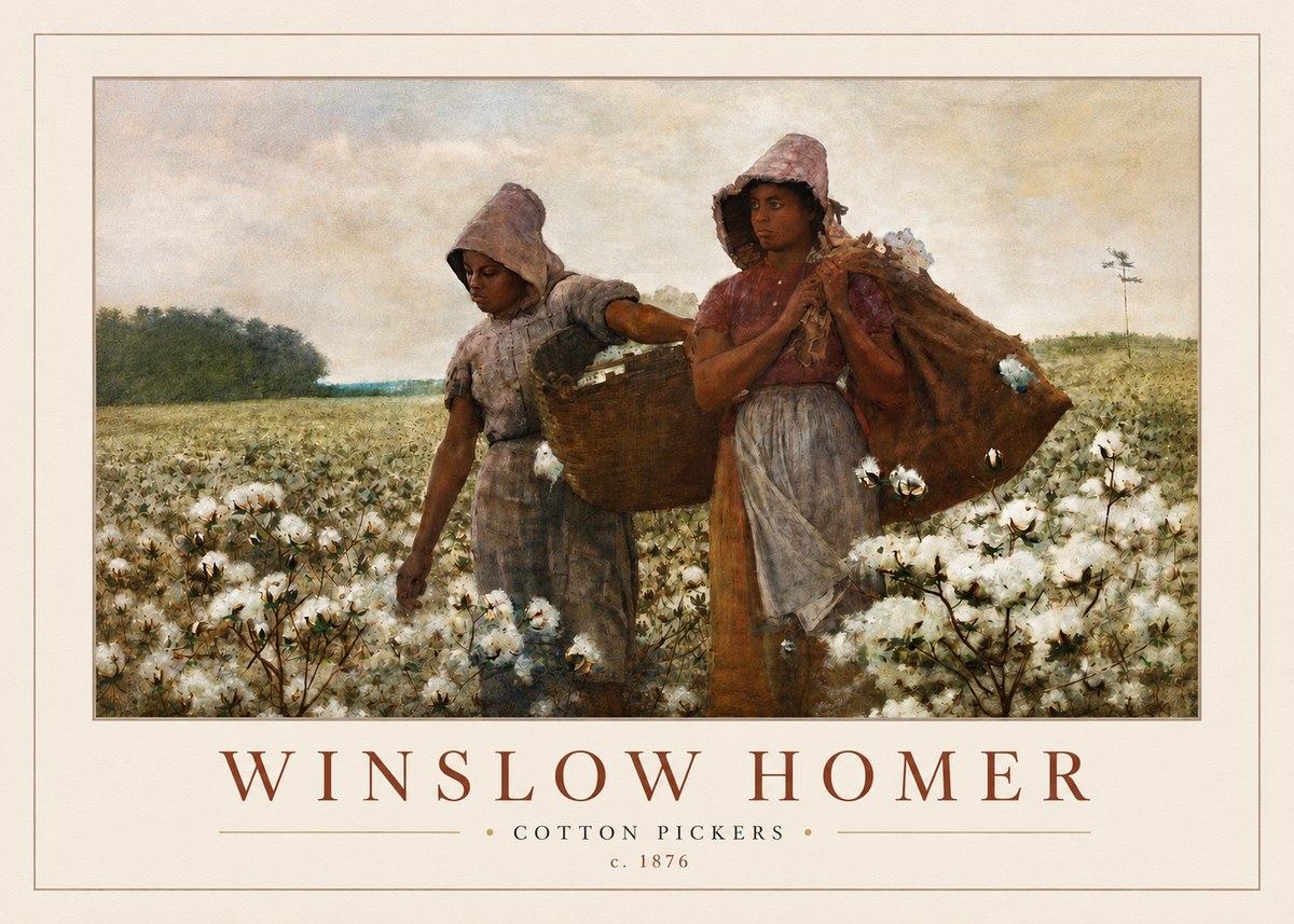 Winslow Homer Cotton Pickers No4 - Affiche