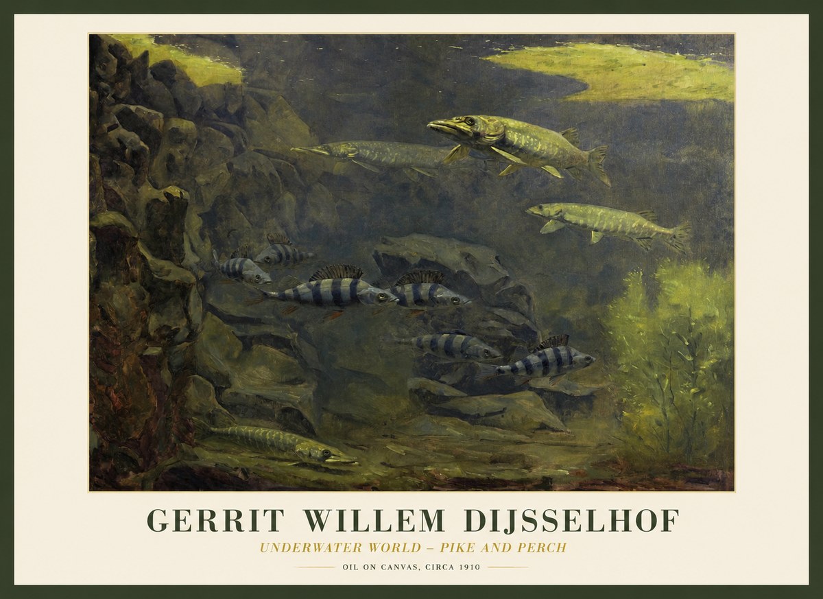 Gerrit Willem Dijsselhof Underwater Life No2 - Affiche
