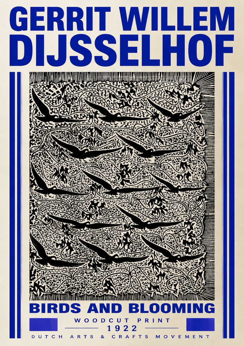 Gerrit Willem Dijsselhof Decorative Design No5 - Affiche