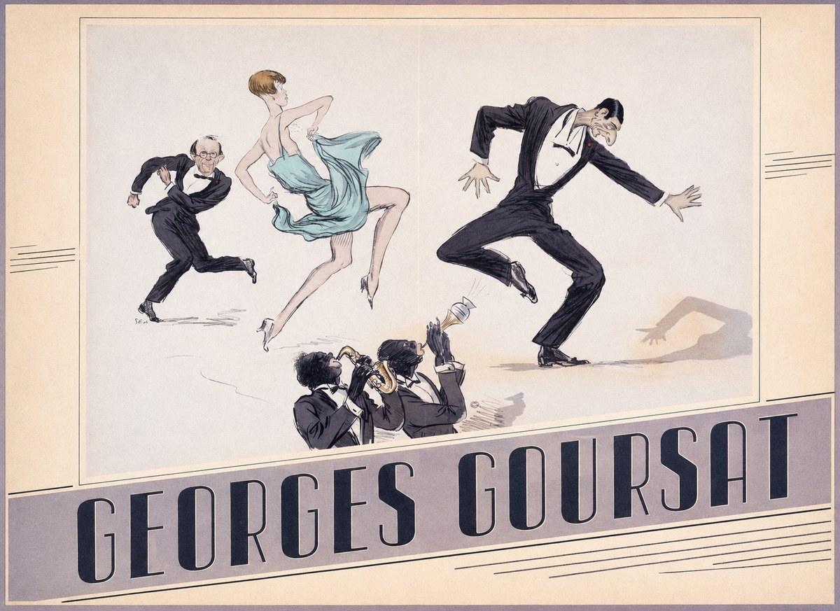 Georges Goursat Jazz Age Revelry No4 - Affiche