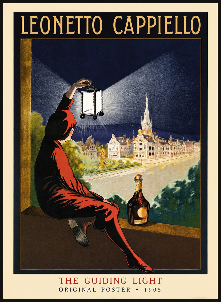 Leonetto Cappiello The Guiding Light No1 - Affiche