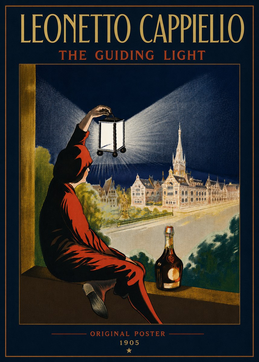 Leonetto Cappiello The Guiding Light No4 - Affiche