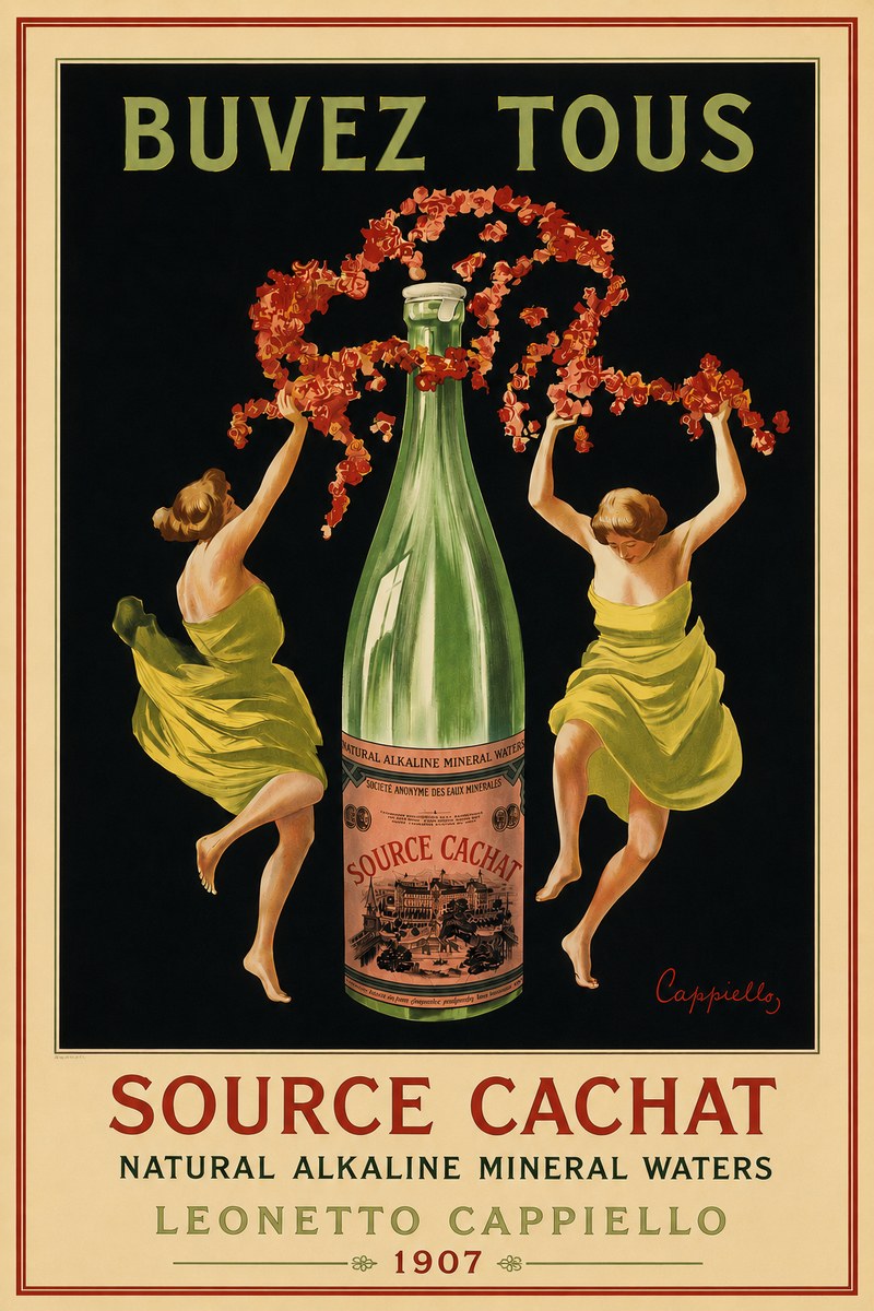 Leonetto Cappiello Source Cachat No5 - Affiche