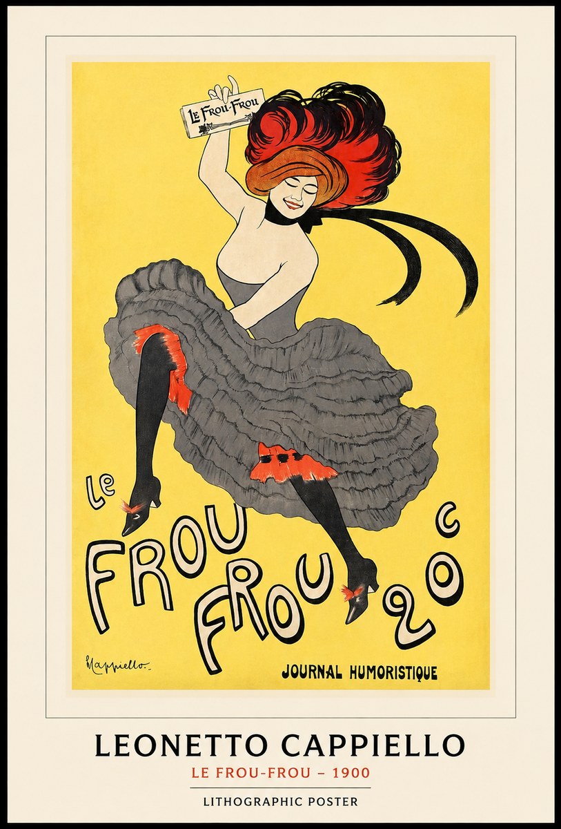 Leonetto Cappiello Le Frou-frou No1 - Affiche