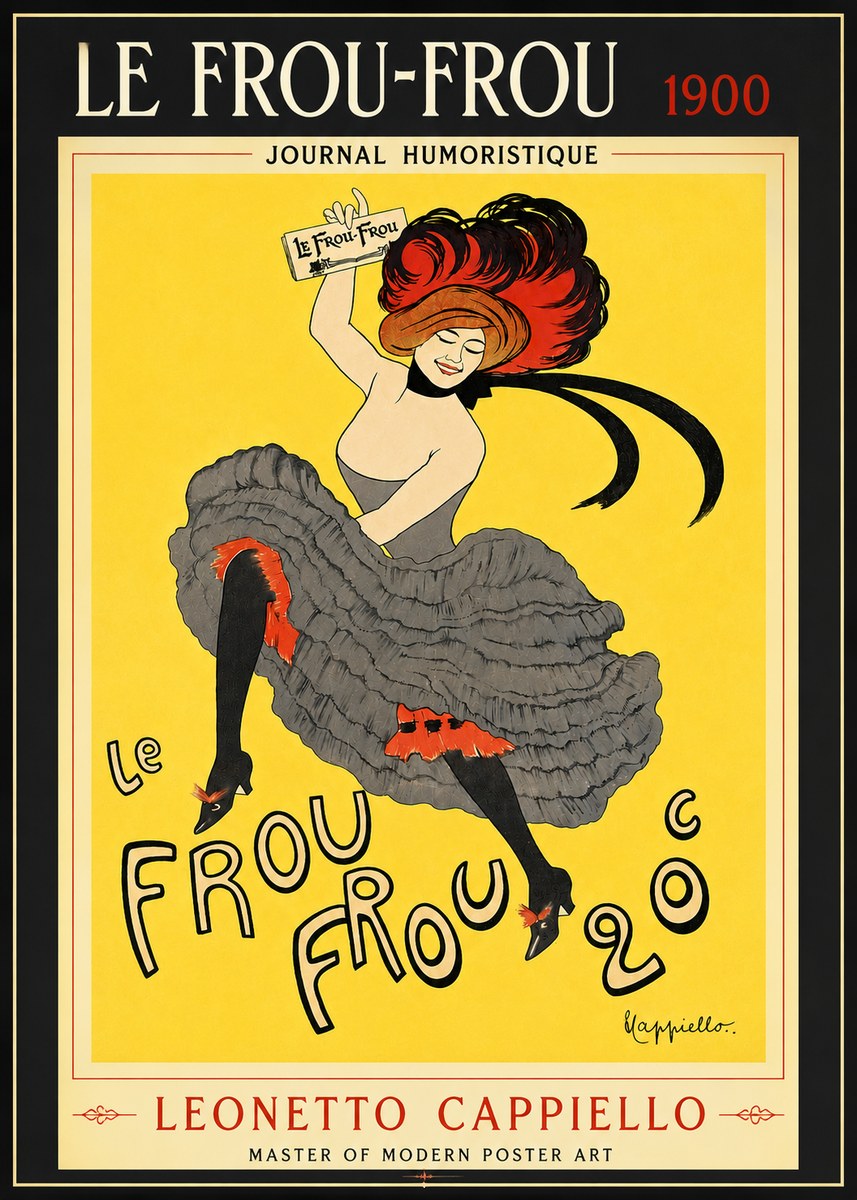 Leonetto Cappiello Le Frou-frou No3 - Affiche