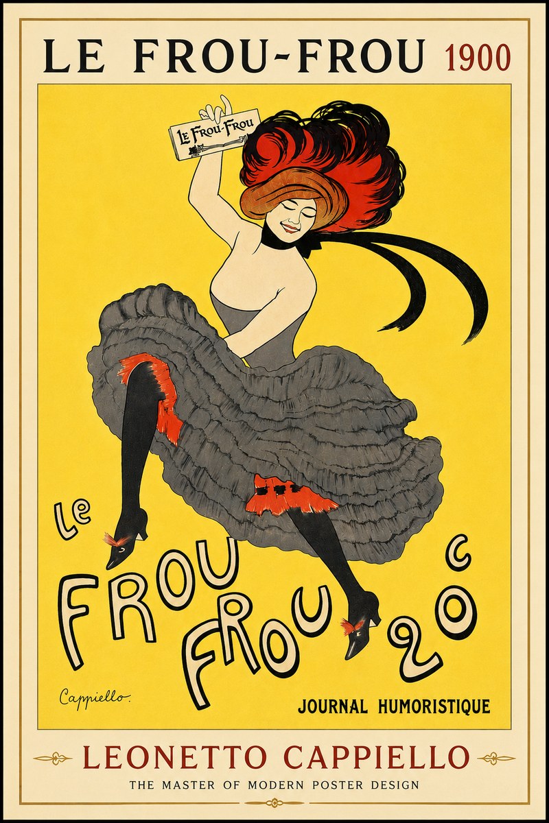 Leonetto Cappiello Le Frou-frou No4 - Affiche