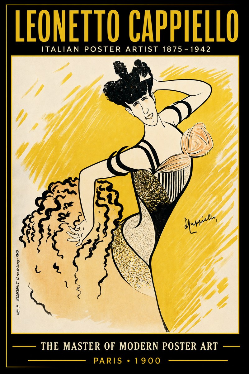 Leonetto Cappiello The Dancer No3 - Affiche