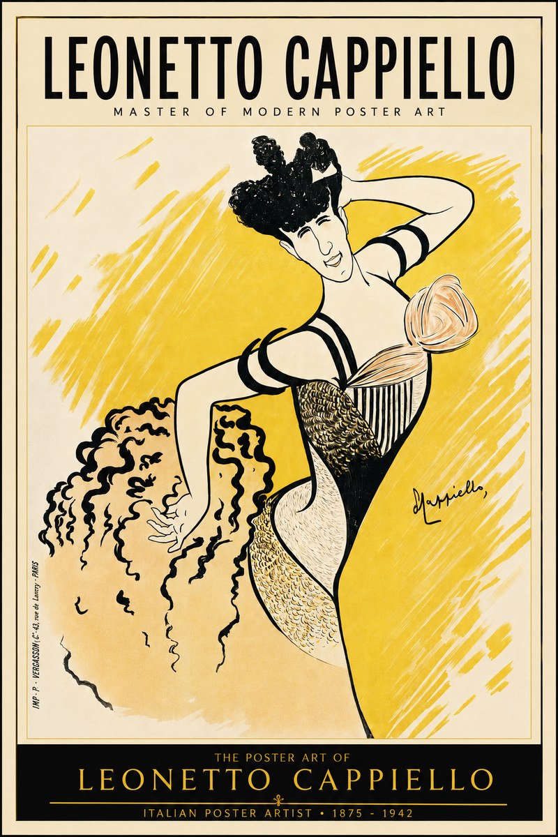 Leonetto Cappiello The Dancer No5 - Affiche