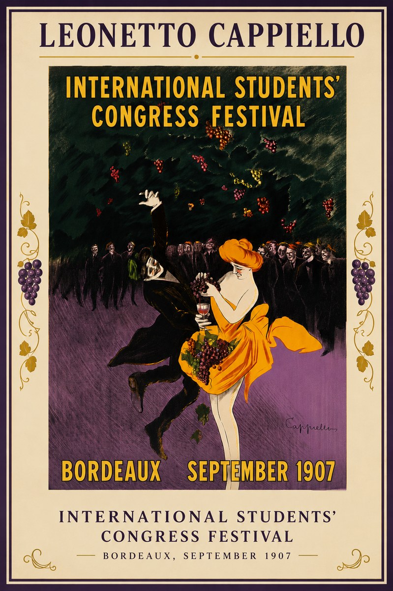 Leonetto Cappiello International Students' Congress Festival No6 - Affiche