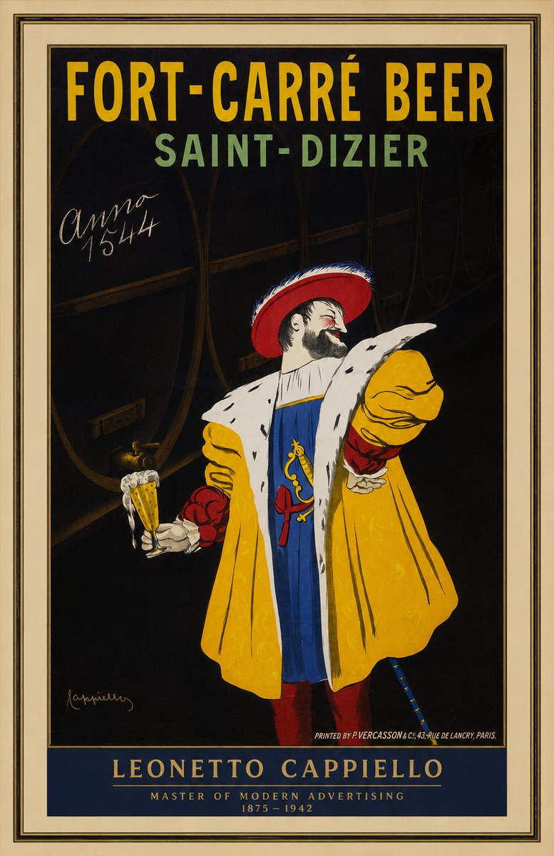Leonetto Cappiello Fort-carré Beer Saint-dizier No1 - Affiche
