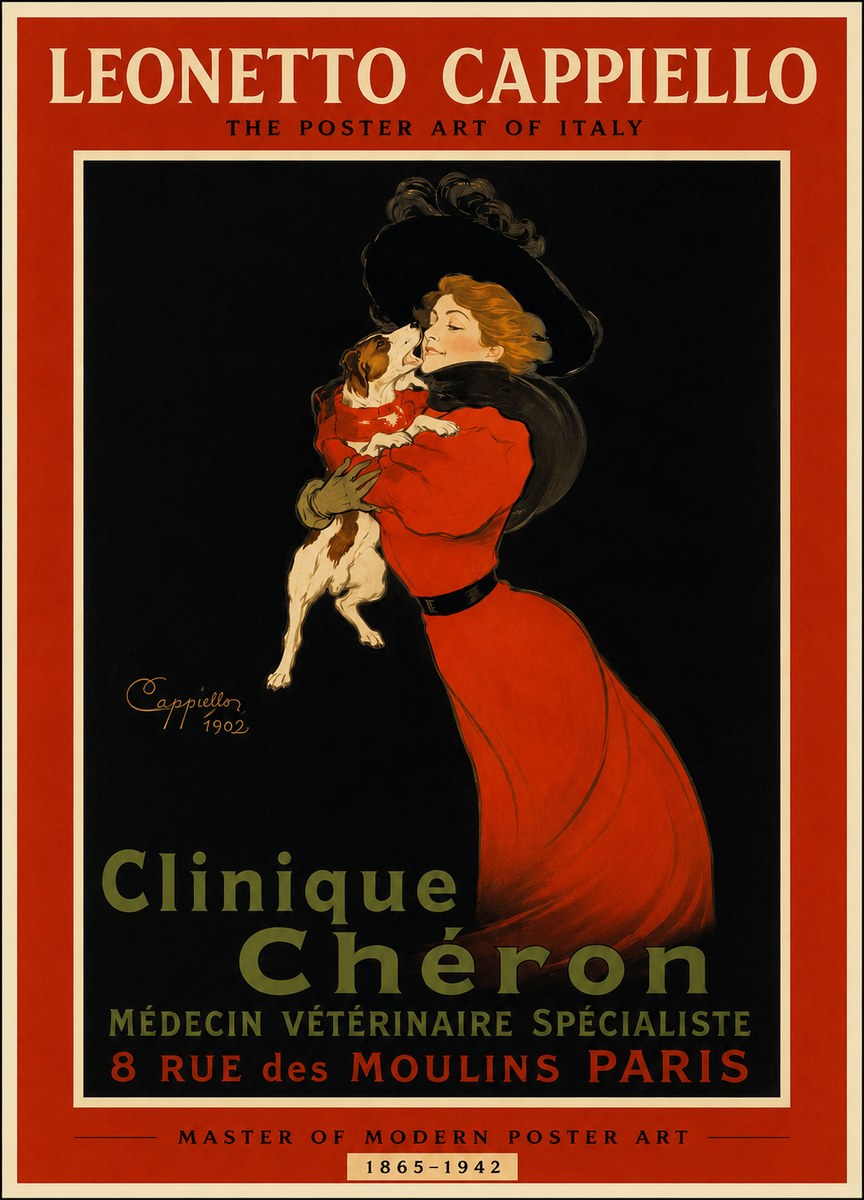 Leonetto Cappiello Clinique Chéron No2 - Affiche