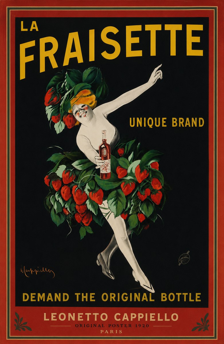 Leonetto Cappiello La Fraisette No2 - Affiche