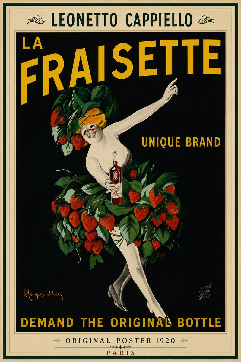 Leonetto Cappiello La Fraisette No4 - Affiche