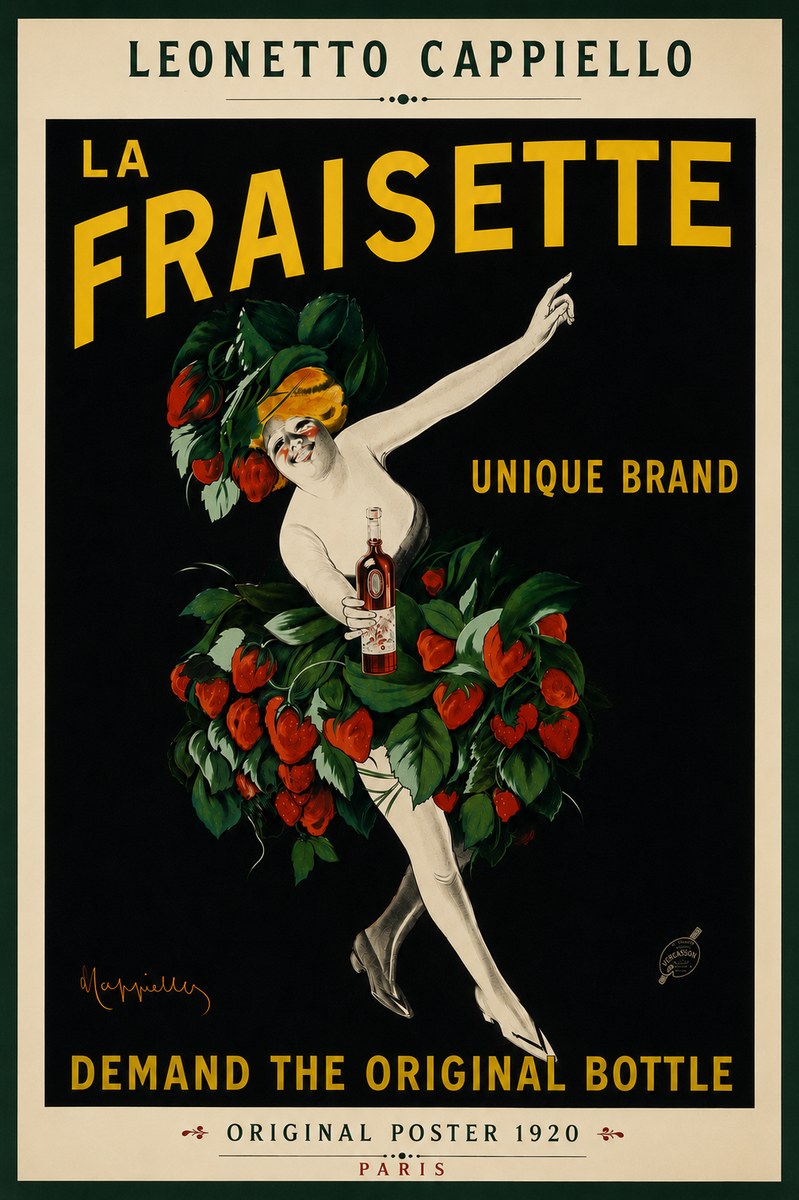 Leonetto Cappiello La Fraisette No5 - Affiche