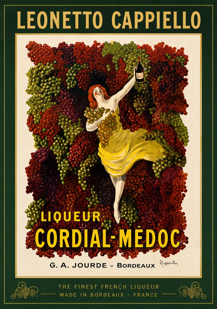 Leonetto Cappiello Liqueur Cordial-médoc No3 - Affiche