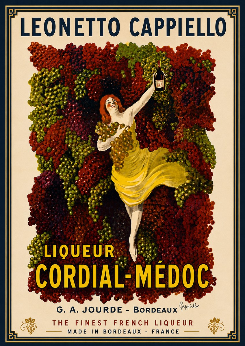 Leonetto Cappiello Liqueur Cordial-médoc No5 - Affiche