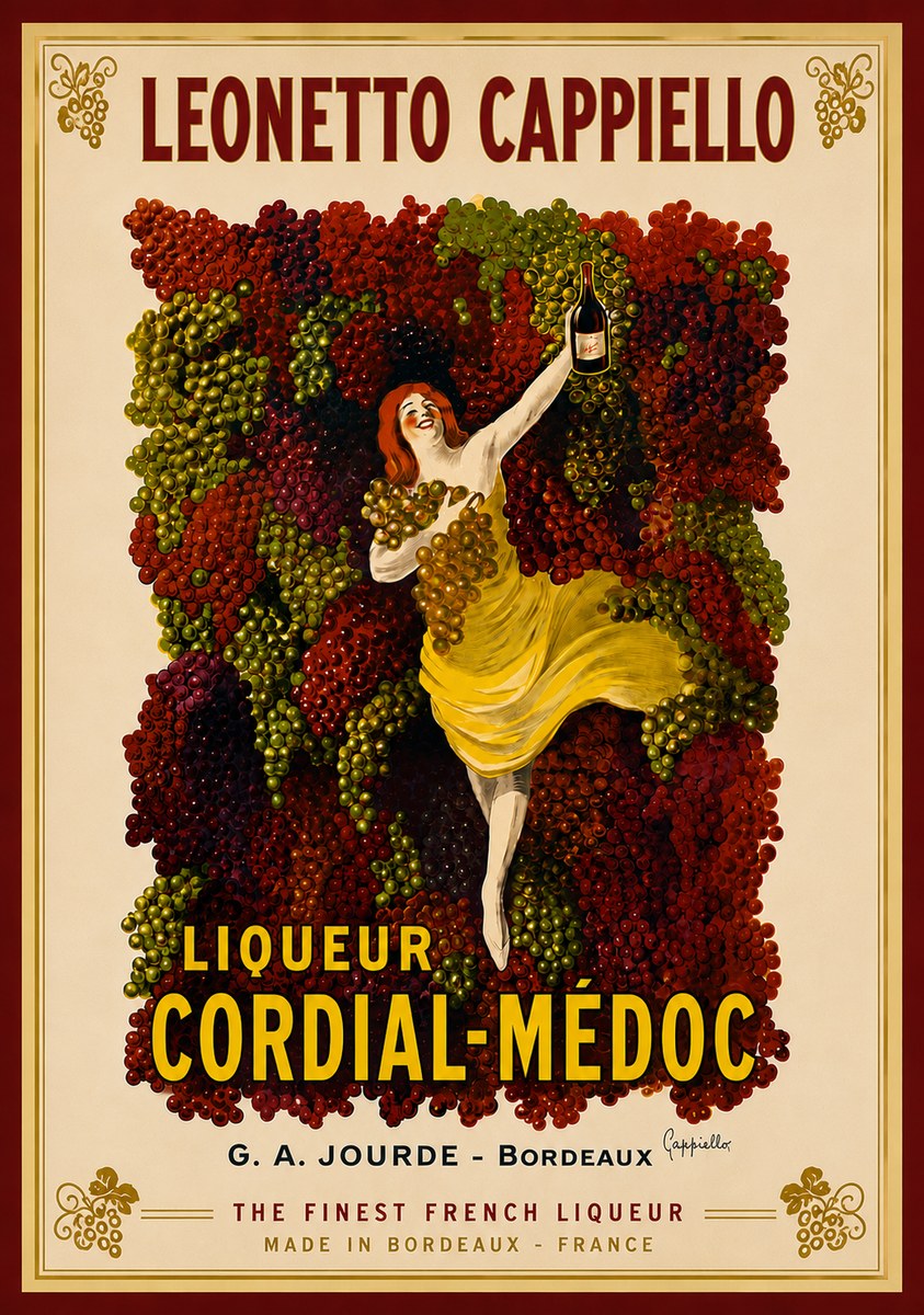 Leonetto Cappiello Liqueur Cordial-médoc No6 - Affiche