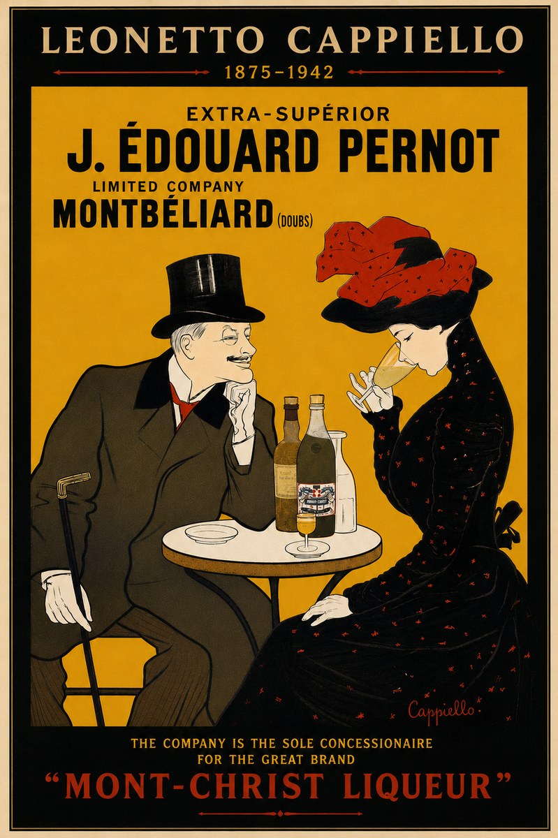 Leonetto Cappiello J. Édouard Pernot No6 - Affiche